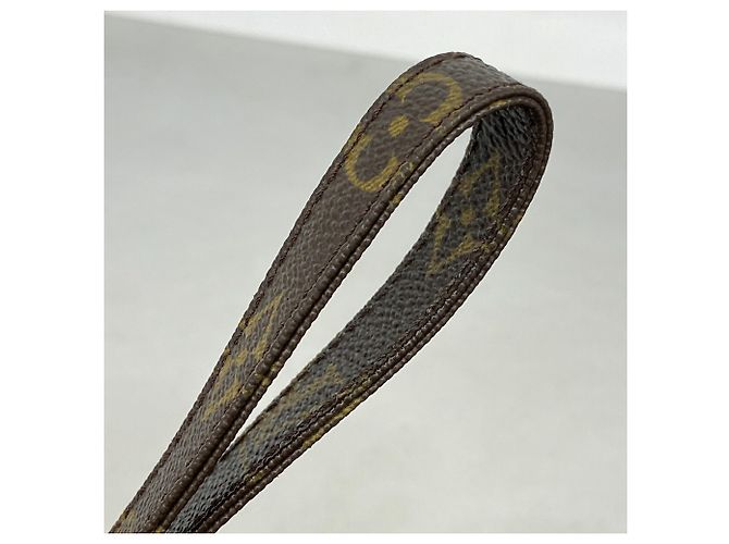 Sac Pochette Louis Vuitton Monogram Marly Dragonne GM Marron - vue 8