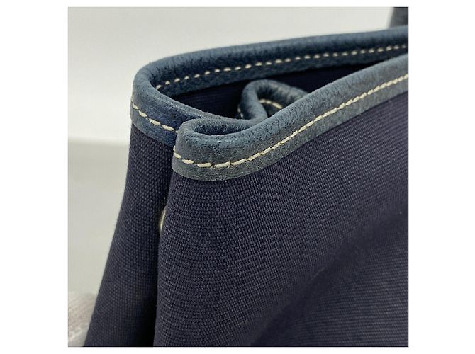 Hermès Hermes Garden PM Tote Bag Marineblau - Ansicht 8