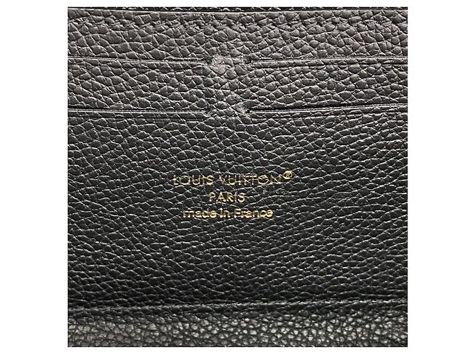 Louis Vuitton Monogram Empreinte Bicolor Langbeutel Schwarz Beige - Ansicht 4