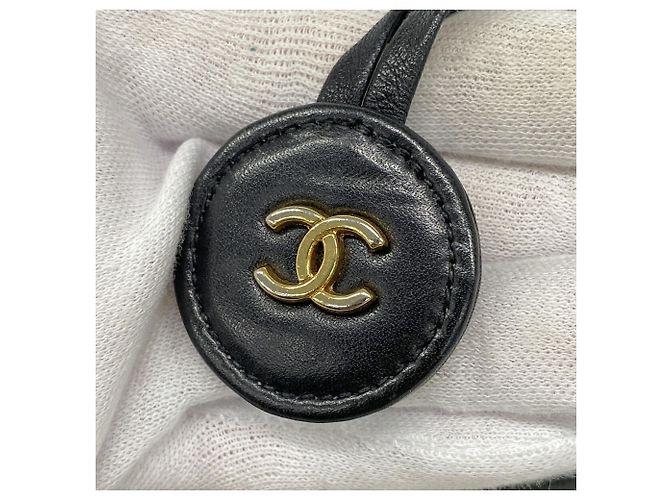 Chanel Matelassé Lammleder Chain Tote Bag Schwarz - Ansicht 11