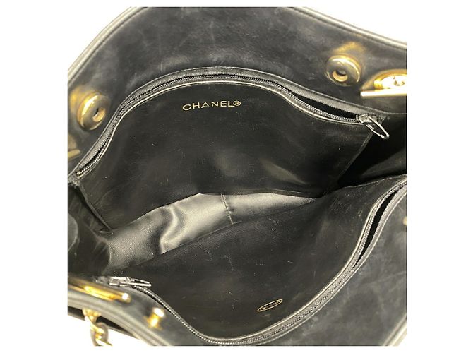 Chanel Matelassé Lammleder Chain Tote Bag Schwarz - Ansicht 4