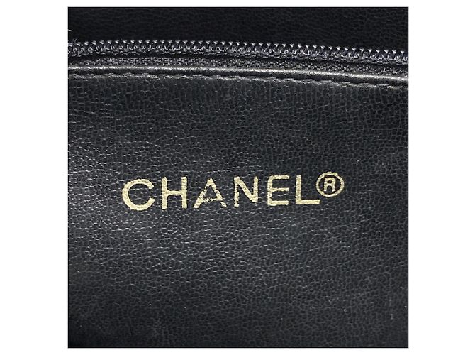 Chanel Matelassé Lammleder Chain Tote Bag Schwarz - Ansicht 5