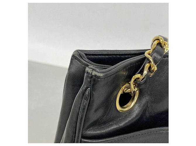 Chanel Matelassé Lammleder Chain Tote Bag Schwarz - Ansicht 6