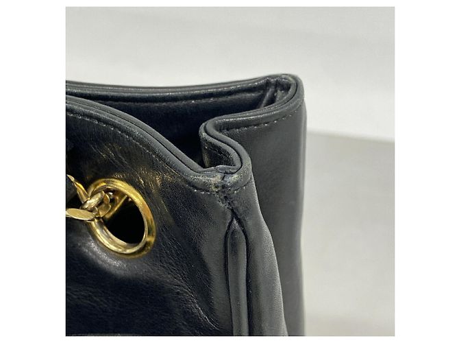 Chanel Matelassé Lammleder Chain Tote Bag Schwarz - Ansicht 8
