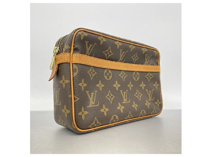 Sac pochette Louis Vuitton Monogram Compiegne 23 Marron - vue 2
