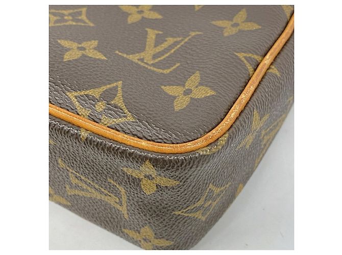 Sac pochette Louis Vuitton Monogram Compiegne 23 Marron - vue 7