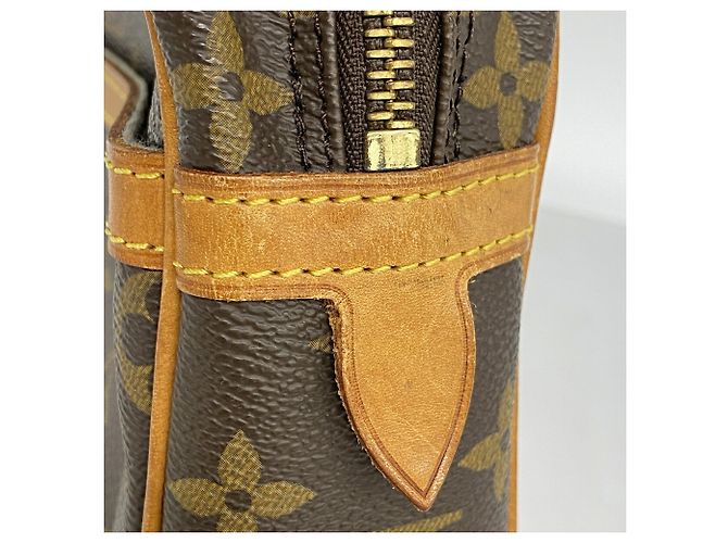 Sac pochette Louis Vuitton Monogram Compiegne 23 Marron - vue 8