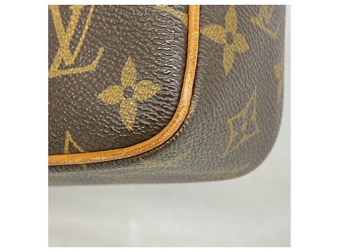 Sac pochette Louis Vuitton Monogram Compiegne 23 Marron - vue 9