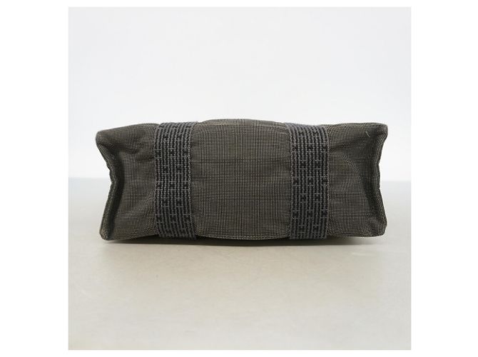 Hermès Zaino Hermes in nylon grigio Marrone - vista 3