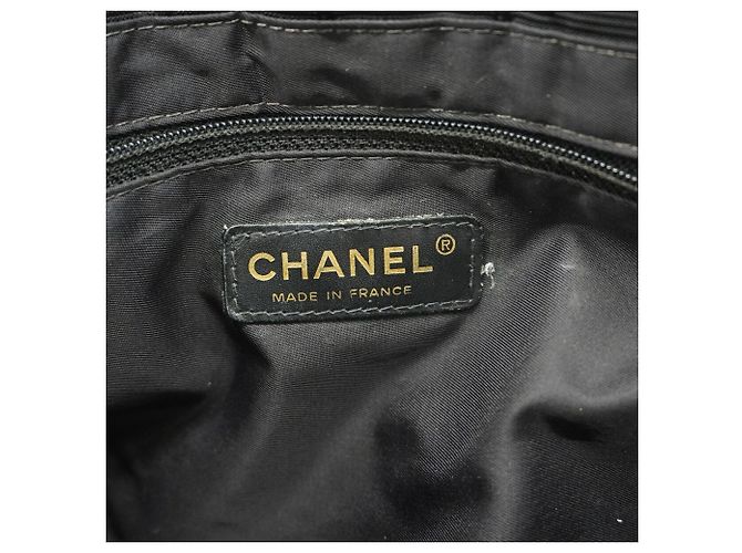 Borsa Tote Chanel New Travel in nylon Nero - vista 5