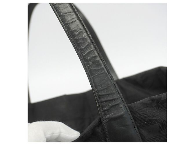 Borsa Tote Chanel New Travel in nylon Nero - vista 8