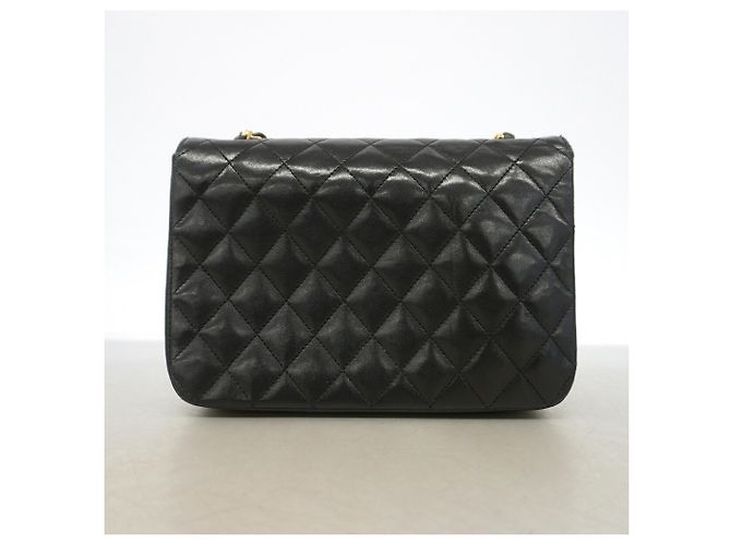 Chanel Matelassé Schultertasche mit Kette Schwarz - Ansicht 10