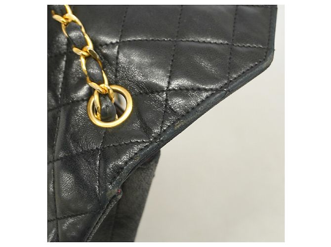 Chanel Matelassé Schultertasche mit Kette Schwarz - Ansicht 7