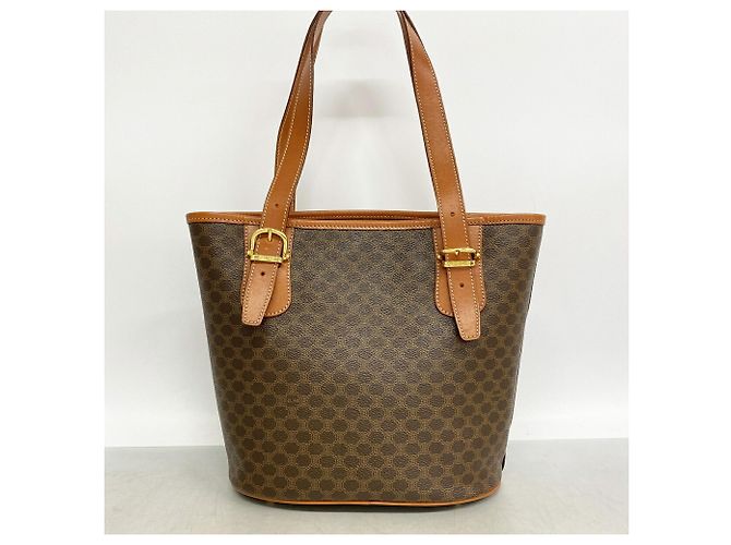Céline Borsa Tote Celine Macadam Marrone - vista 11