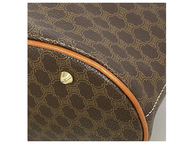 Céline Borsa Tote Celine Macadam Marrone - vista 6