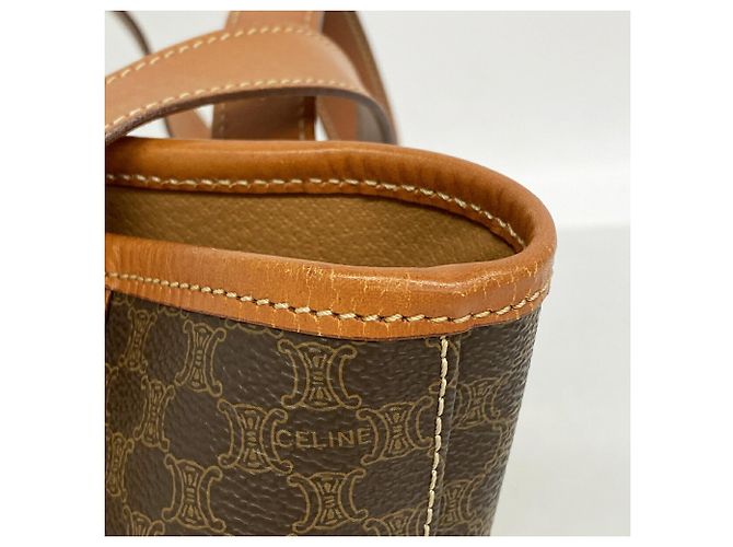 Céline Borsa Tote Celine Macadam Marrone - vista 7