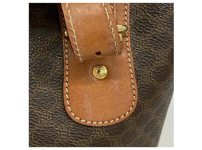 Céline Borsa Tote Celine Macadam Marrone - vista 9