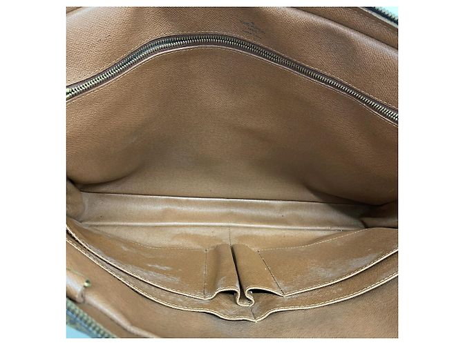 Sac Louis Vuitton Monogram Portedocuments Voyage Marron - vue 4