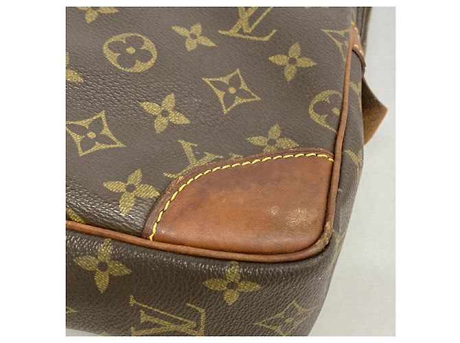 Sac Louis Vuitton Monogram Portedocuments Voyage Marron - vue 6