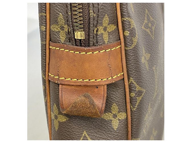 Sac Louis Vuitton Monogram Portedocuments Voyage Marron - vue 7
