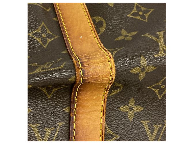 Louis Vuitton Boston Monogram Keepall 50 Marrom - vista 6