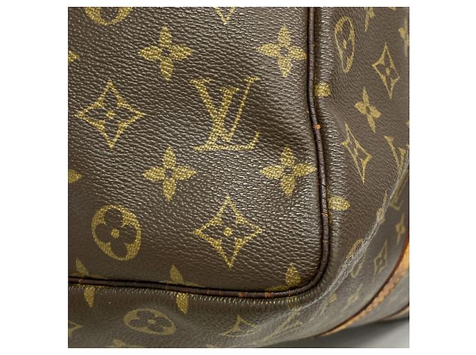 Louis Vuitton Boston Monogram Keepall 50 Marrom - vista 7