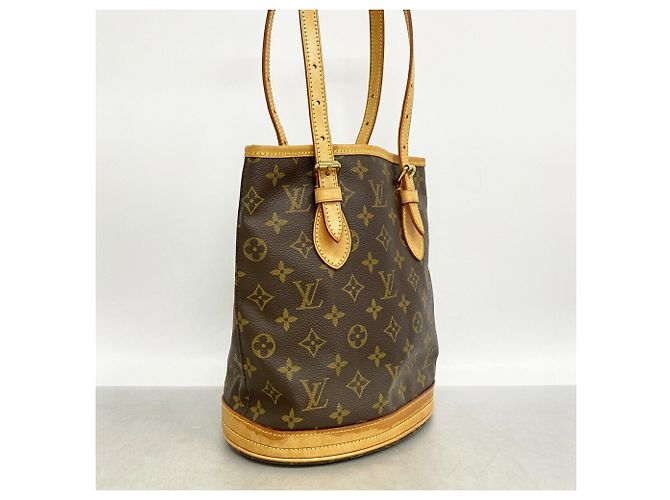 Louis Vuitton Monogram Petite Bucket Tote Bag Braun - Ansicht 2
