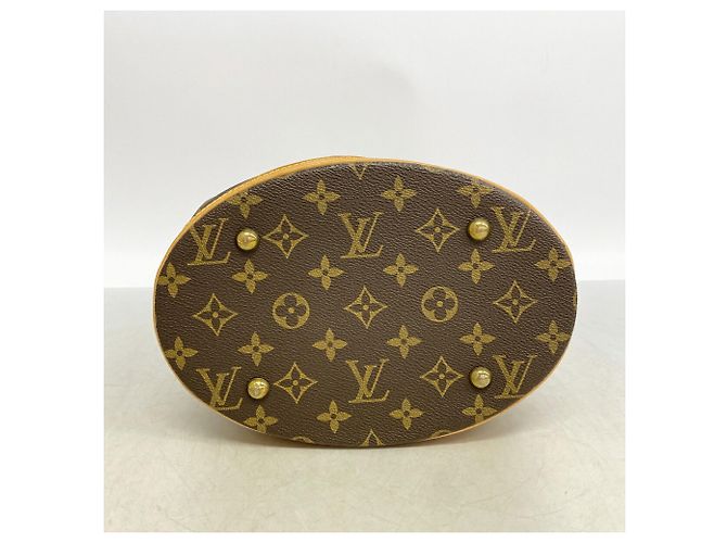 Louis Vuitton Monogram Petite Bucket Tote Bag Braun - Ansicht 3