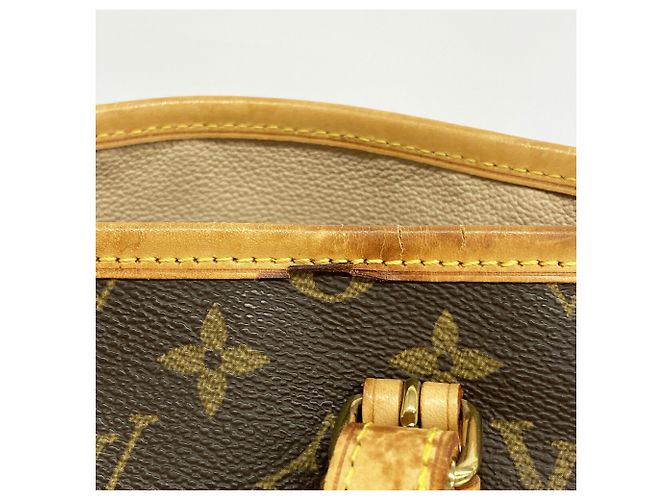 Louis Vuitton Monogram Petite Bucket Tote Bag Braun - Ansicht 6