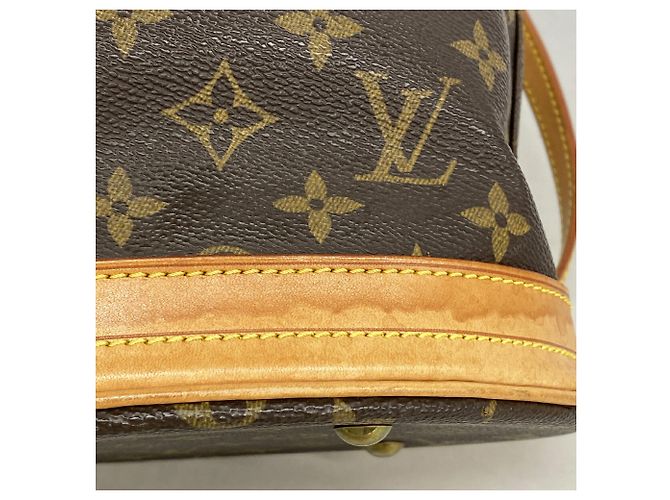 Louis Vuitton Monogram Petite Bucket Tote Bag Braun - Ansicht 7