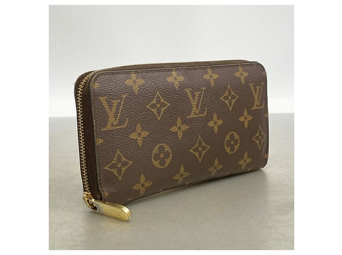 Portafoglio Zippy Monogram Louis Vuitton Marrone Fuschia - vista 2