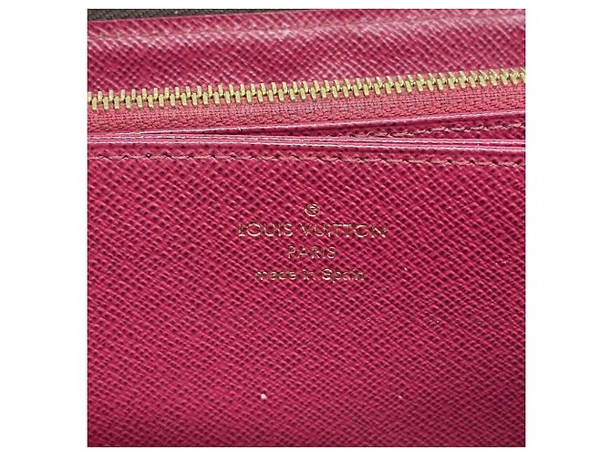 Portafoglio Zippy Monogram Louis Vuitton Marrone Fuschia - vista 4