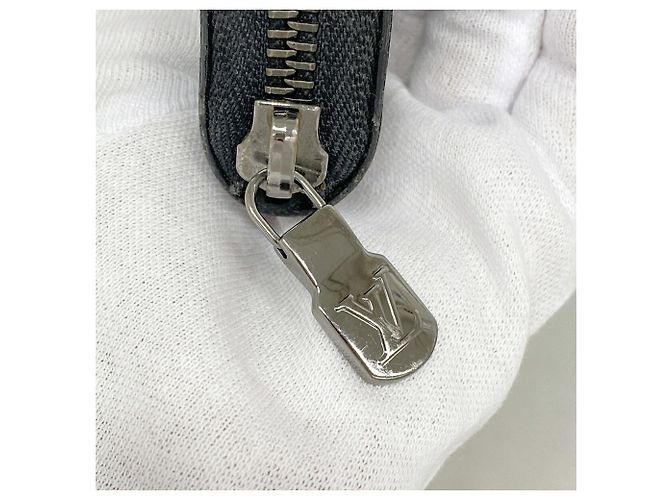Portafoglio Zippy Louis Vuitton Monogram Eclipse Nero - vista 7