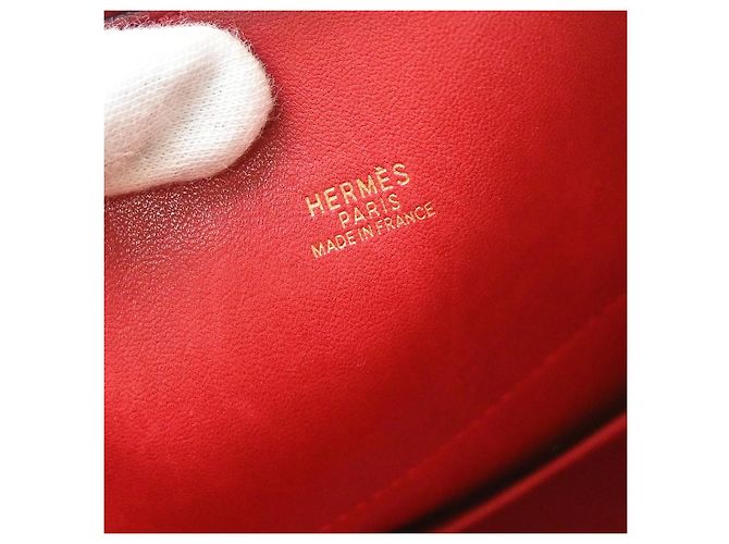Hermès Hermes Bolide Clemence 35 Vermelho - vista 4