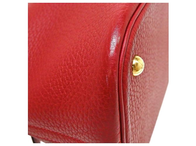 Hermès Hermes Bolide Clemence 35 Vermelho - vista 6
