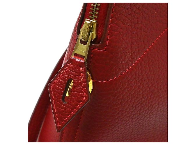 Hermès Hermes Bolide Clemence 35 Vermelho - vista 7