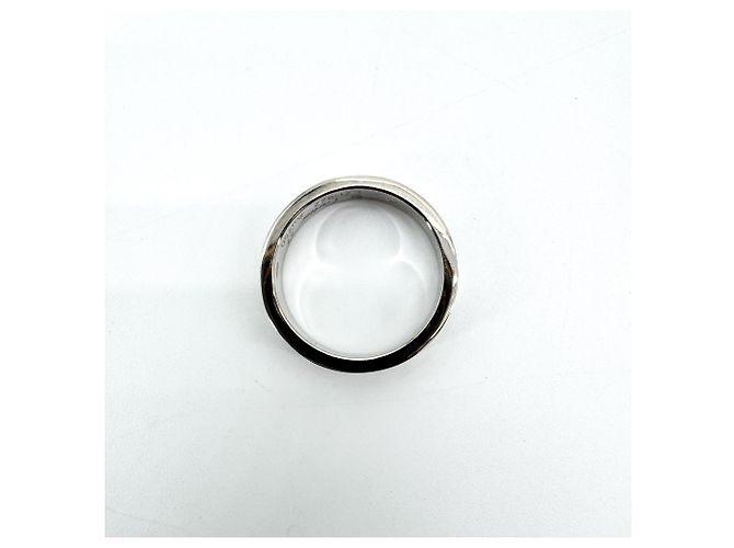 Anel Cartier Love 3 Diamantes Ouro Branco 18K com Diamante Prata - vista 7