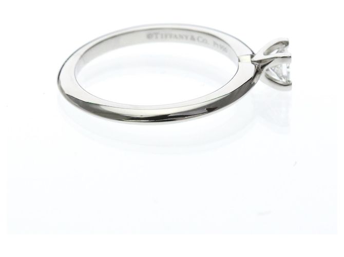 Cartier Solitaire 1895 Platina com Diamante RBC .22CT Prata - vista 4