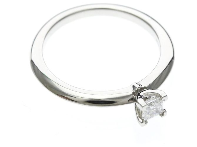 Cartier Solitaire 1895 Platina com Diamante RBC .22CT Prata - vista 6