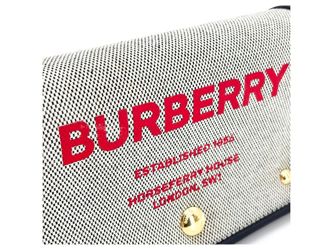 Burberry Note Canvas with Leather Medium Black - view 7