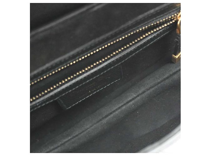 Christian Dior Saddle Leather Medium Schwarz - Ansicht 3