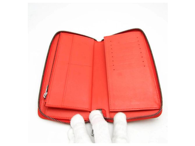 Louis Vuitton Zippy Damier Infini Leather Vertical Rot - Ansicht 3