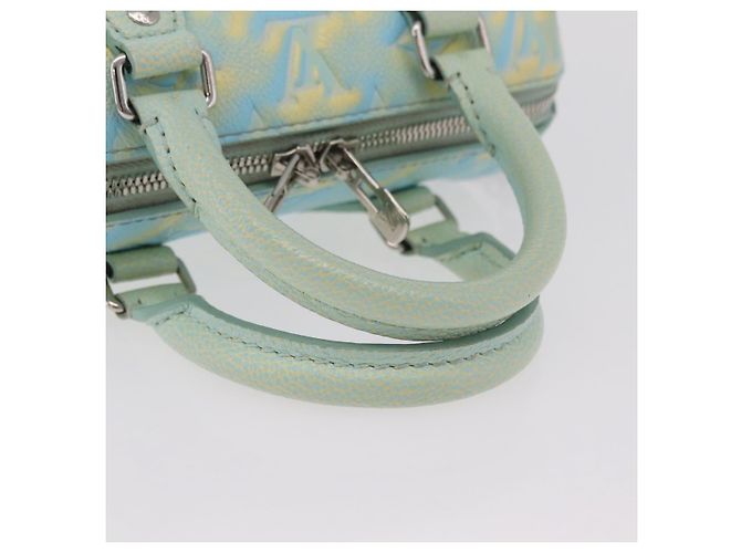 Louis Vuitton Speedy Bandouliere Stardust Monogram Empreinte Leather 20 Verde - vista 6