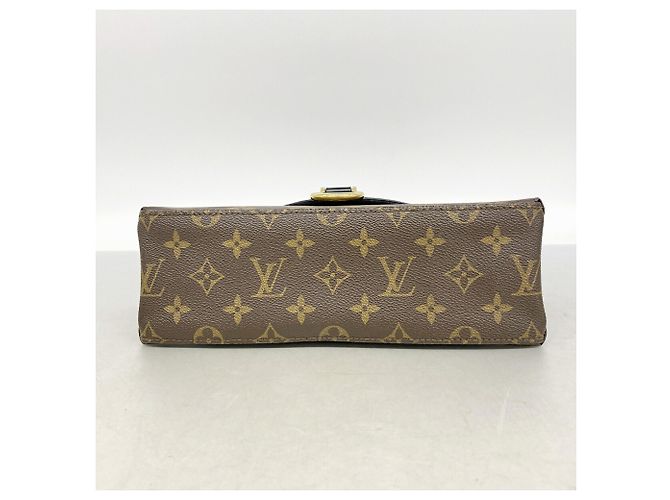 Louis Vuitton Monogram Epi Saint Michel Schultertasche Braun Schwarz - Ansicht 3