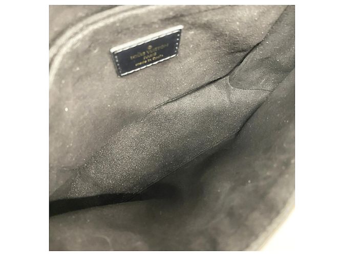 Louis Vuitton Monogram Epi Saint Michel Schultertasche Braun Schwarz - Ansicht 4