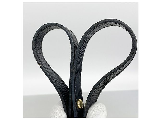 Louis Vuitton Monogram Epi Saint Michel Schultertasche Braun Schwarz - Ansicht 9