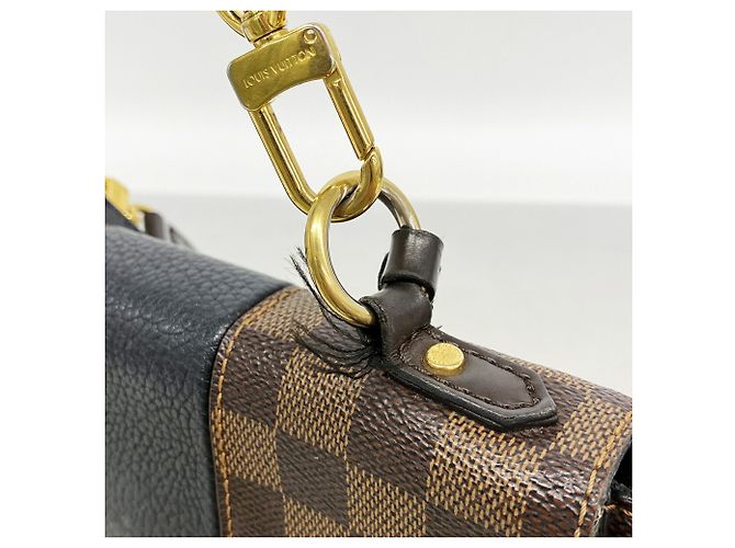Borsa Louis Vuitton Damier Bond Street BB Nero Damier ebene - vista 11