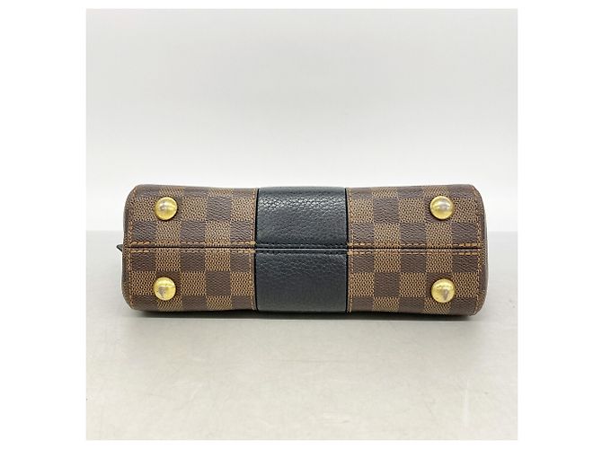 Borsa Louis Vuitton Damier Bond Street BB Nero Damier ebene - vista 3