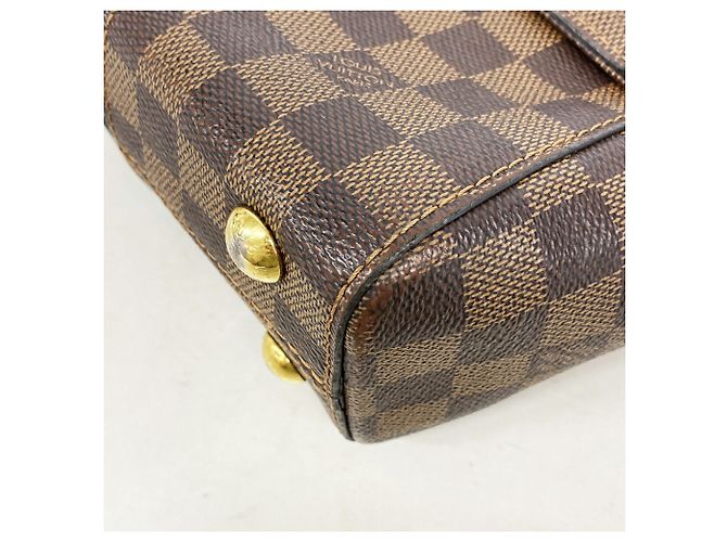 Borsa Louis Vuitton Damier Bond Street BB Nero Damier ebene - vista 7