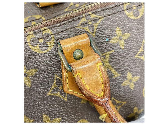 mala Louis Vuitton Monogram Speedy 35 Marrom - vista 10